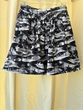Disney Parks Nightmare Before Christmas Skater Mini skirt Small